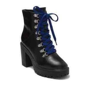 Steve Madden Richie Lace-up Leather Boots size 7.5